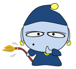 Blue beings sticker #6162946