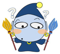 Blue beings sticker #6162960