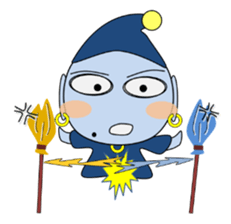 Blue beings sticker #6162961