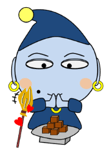 Blue beings sticker #6162970