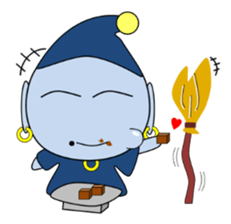 Blue beings sticker #6162971