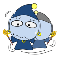 Blue beings sticker #6162972