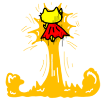 THE YELLOW CAT RELOADED WORLD Version sticker #6163159