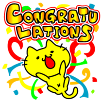 THE YELLOW CAT RELOADED WORLD Version sticker #6163175