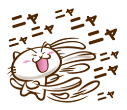 White cats everyday sticker #6163443