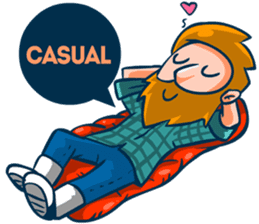 Hipster Gamedev sticker #6164316