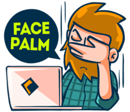 Hipster Gamedev sticker #6164330