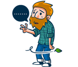 Hipster Gamedev sticker #6164333