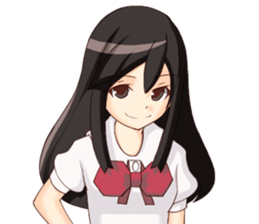 A High school girl sticker #6164376