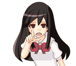 A High school girl sticker #6164377