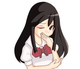 A High school girl sticker #6164379