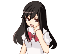 A High school girl sticker #6164380