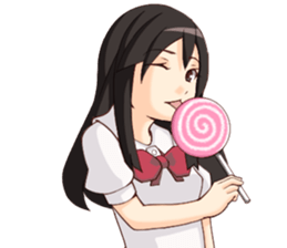 A High school girl sticker #6164384