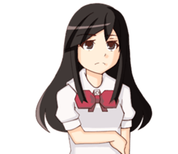 A High school girl sticker #6164387