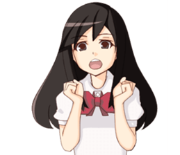 A High school girl sticker #6164388