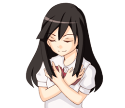 A High school girl sticker #6164391