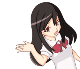 A High school girl sticker #6164393