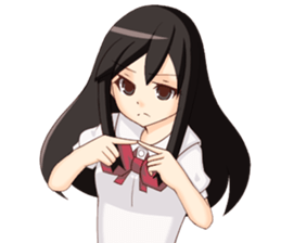 A High school girl sticker #6164395