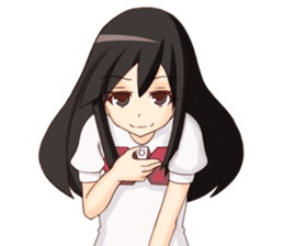 A High school girl sticker #6164396