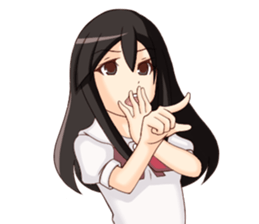 A High school girl sticker #6164399