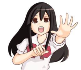 A High school girl sticker #6164400