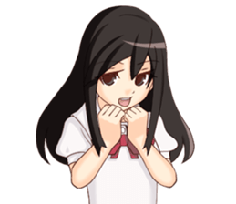 A High school girl sticker #6164402