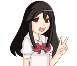 A High school girl sticker #6164408