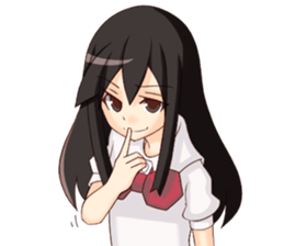 A High school girl sticker #6164410