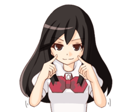 A High school girl sticker #6164412