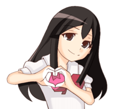 A High school girl sticker #6164415