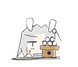The Hare and the Tortoise(gdgd) sticker #6164587
