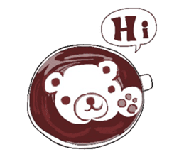 miyo's latte art sticker #6165018