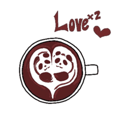 miyo's latte art sticker #6165025