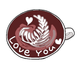 miyo's latte art sticker #6165026