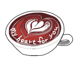 miyo's latte art sticker #6165028