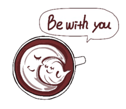 miyo's latte art sticker #6165029