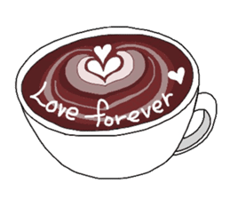 miyo's latte art sticker #6165030