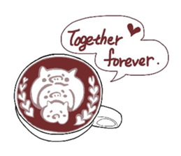 miyo's latte art sticker #6165032