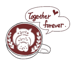 miyo's latte art sticker #6165032