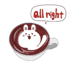 miyo's latte art sticker #6165033