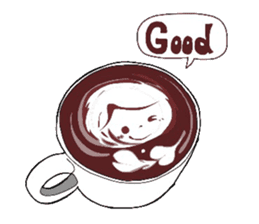 miyo's latte art sticker #6165035