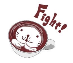 miyo's latte art sticker #6165041