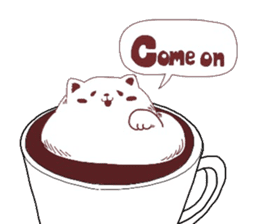 miyo's latte art sticker #6165043