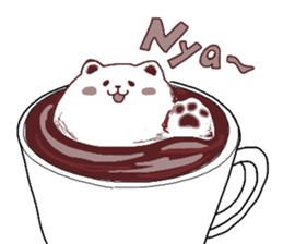 miyo's latte art sticker #6165049