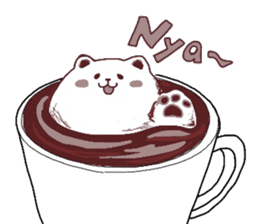 miyo's latte art sticker #6165049
