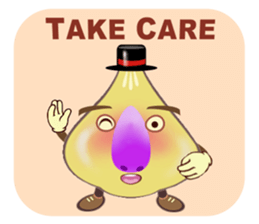 Funny garlic star sticker #6165460