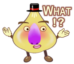 Funny garlic star sticker #6165479