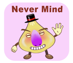 Funny garlic star sticker #6165494