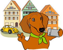 Dachshunds love playing! sticker #6165499