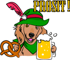 Dachshunds love playing! sticker #6165501